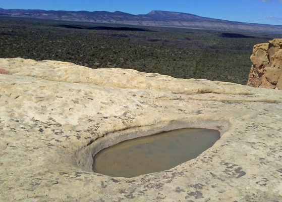 water filled tinaja