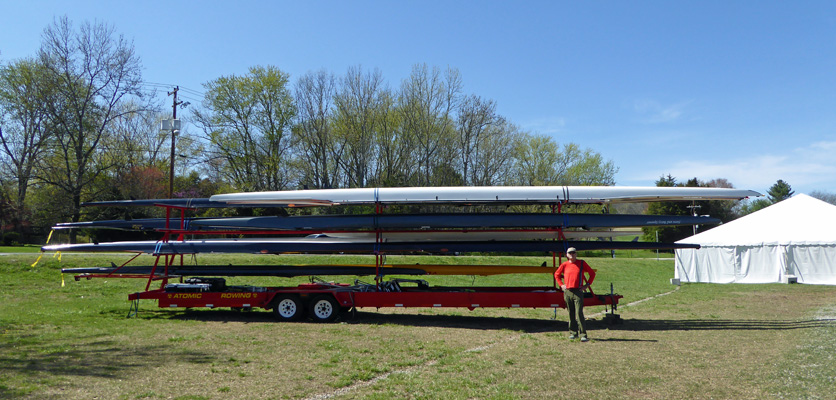 Rowing trailer