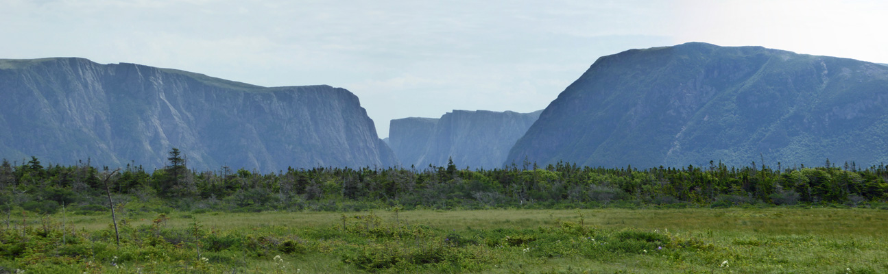 Western Brook Pond Trail view