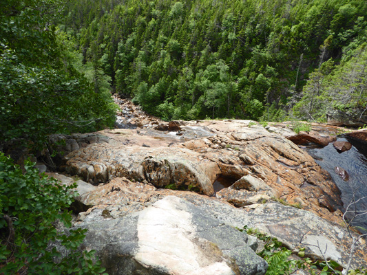 From top of Southeast Brook Falls