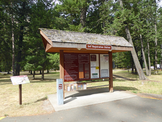 Self Registration center Wallowa Lake State Park