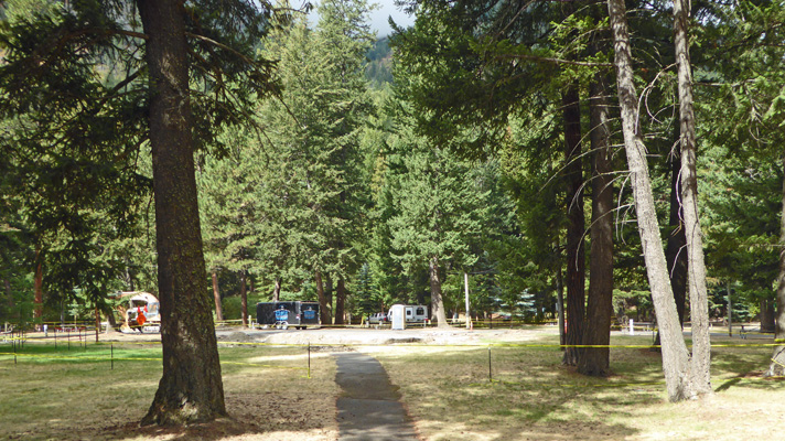 Construction in Loop B Wallowa Lake State Park