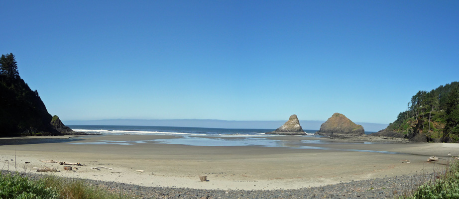 Low tide at Heceta Head beach