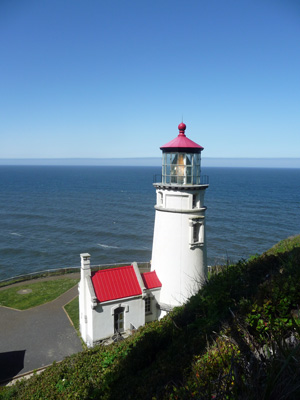 Heceta Head Lighthouse from above