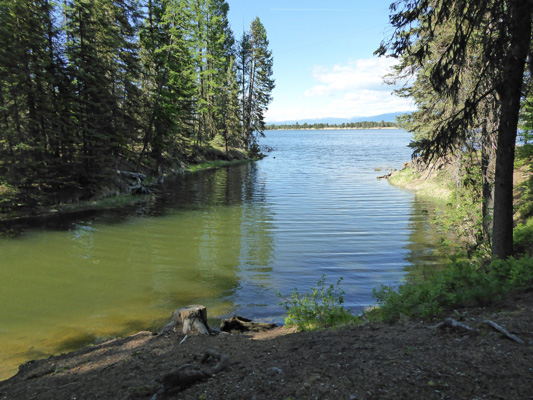 Huckleberry Campground north slough