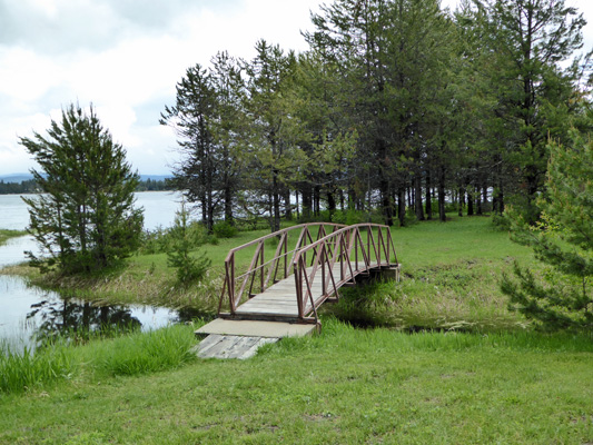 Bridge from Huckleberry to Curlew Campground