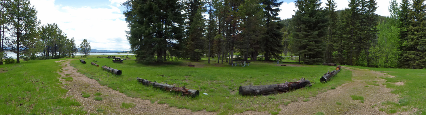 Curlew Campground Lake Cascade