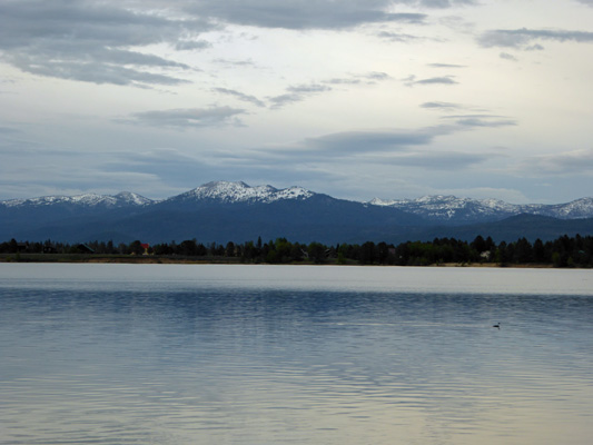 Mountains east of Lake Cascade