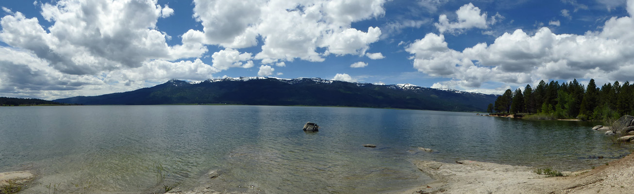 Crown Point Campground view Lake Cascade