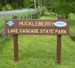 Huckleberry Campground sign