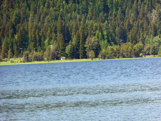 Curlew Campground from Boulder Creek