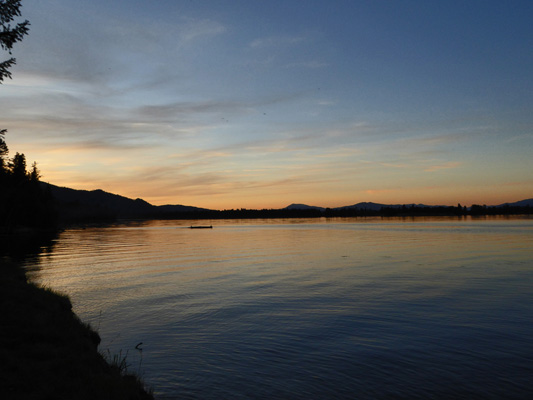 Sunset Lake Cascade