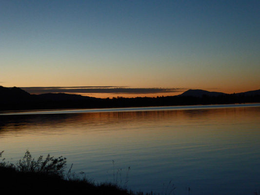 Sunset Lake Cascade