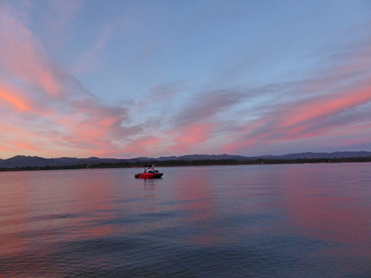 Sunset Lake Cascade