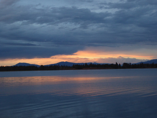 Sunset Lake Cascade