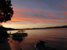 Sunset July 4th Lake Cascade