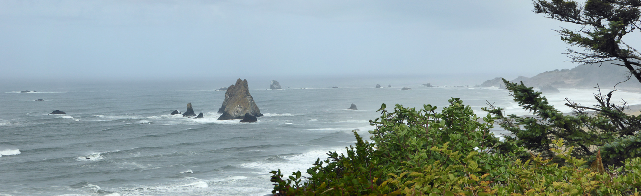 Northwest view Cape Blanco viewpt