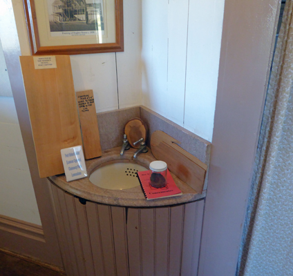 Back pantry sink Hughes House