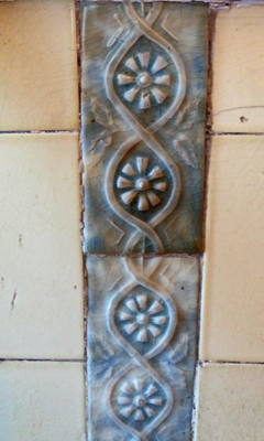 Stove tile Hughes House