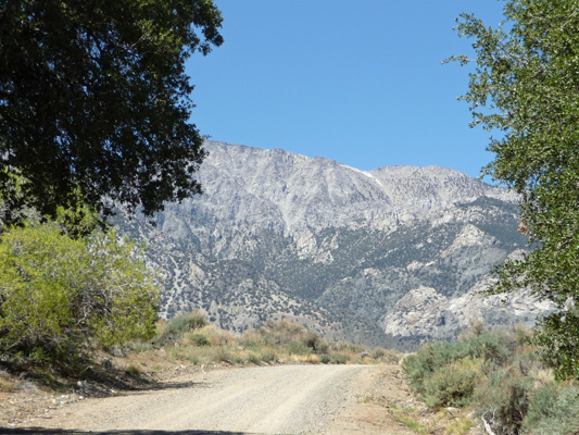 Mountains near Little Lake CA