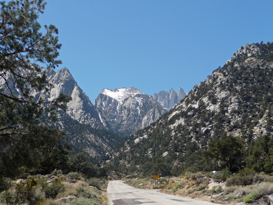 Sierras from Whitney Portal Rd Lone Pine CA