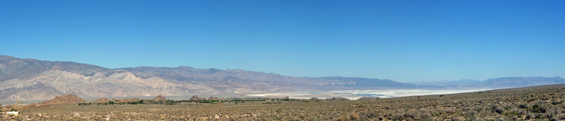 Owens Valley from Tuttle Creek Campground CA