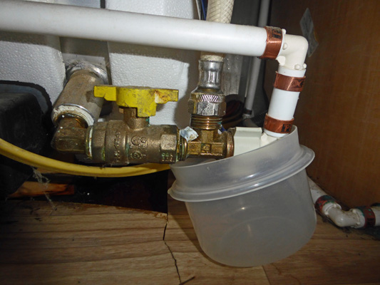 Airstream plumbing leak