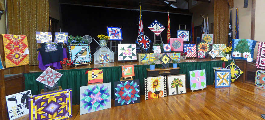 Barn Quilts at Quilt Show