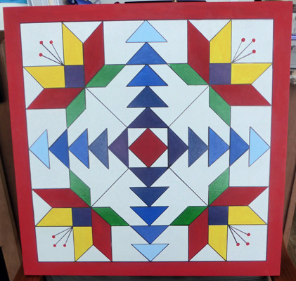 Carolina Lilies Barn Quilt