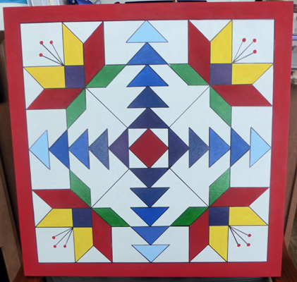 Carolina Lilies Barn Quilt