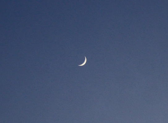 Crescent moon