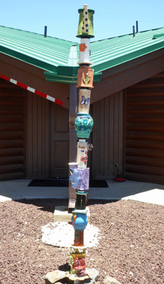 JRR Pottery Totem pole