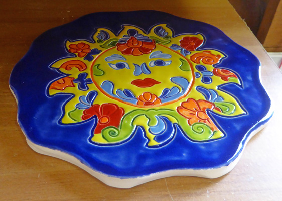 Trivet with Mexican sun