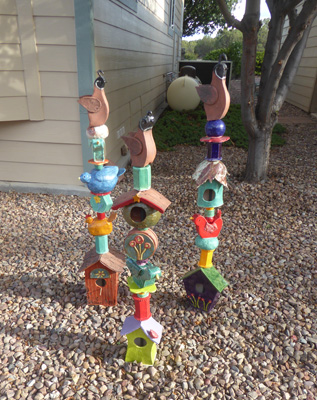 Donna's totem poles