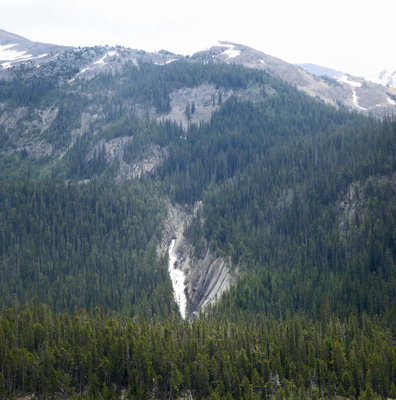 Icefields Parkway waterfall