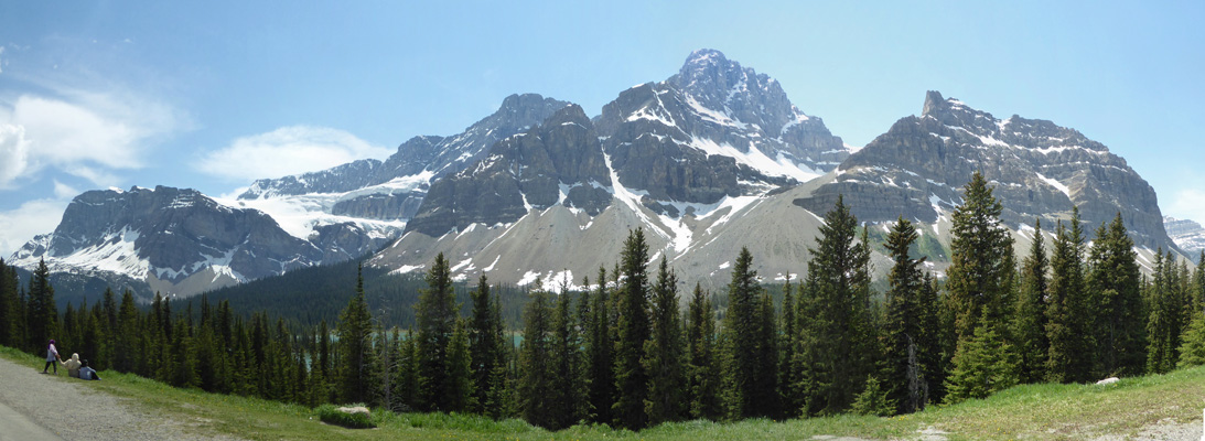 Crowfoot Glacier overlook