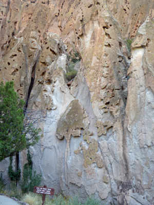 TUff at Bandelier NM