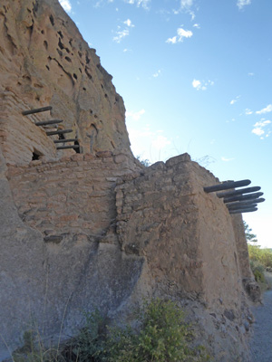 Bandelier house reconstruction