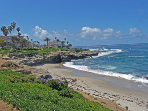 Coastline at La Jolla California