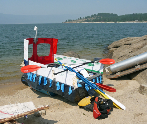 Seasonal Employees Water Hooligans boat