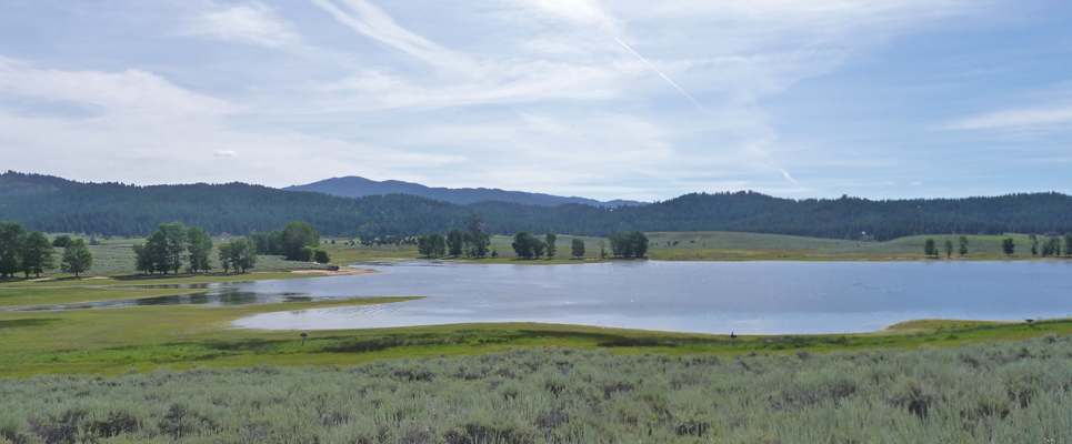 Back bay Sugarloaf campground lake cascade