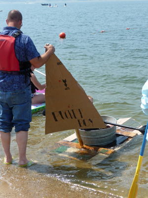 Bucket Boy water hooligan boat