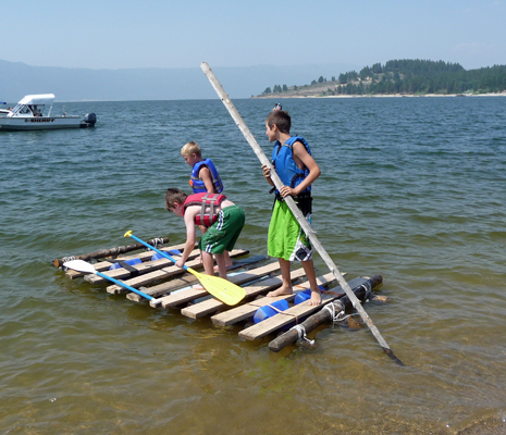 Wolverines water hooligans boat