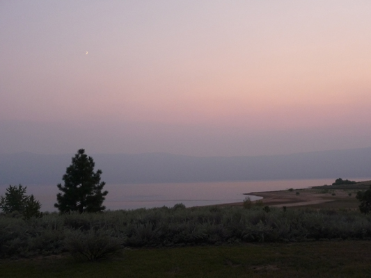 Smokey sunset Lake Cascade SP