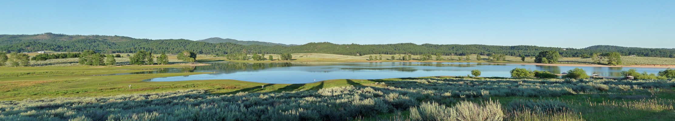 Sugarloaf Campground eastward panorama