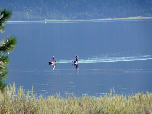 SUPs on Lake Cascade