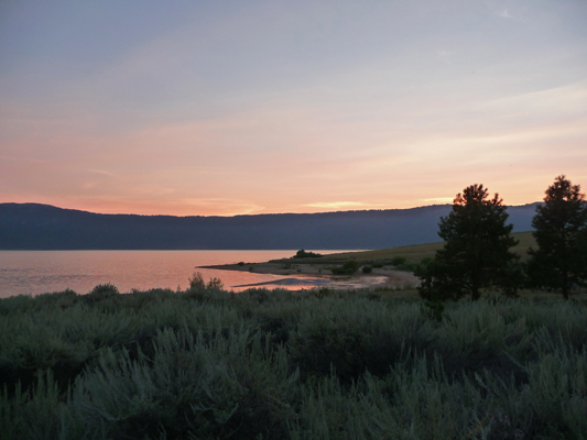 Lake Cascade sunset