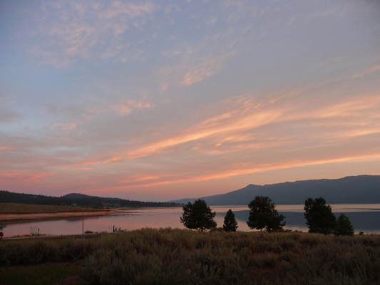 Sunset Sugarloaf Campground Lake Cascade