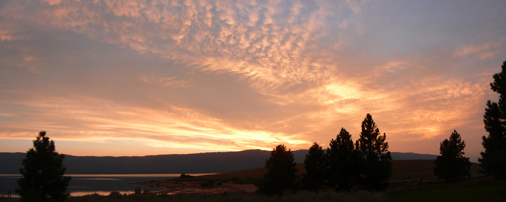 Sunset Sugarloaf Campground Lake Cascade