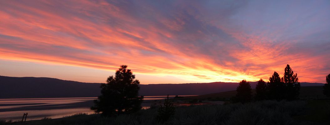 Sunset Sugarloaf Campground Lake Cascade